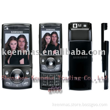 Slim G600 Slider mobile phone with a 5MP Camera